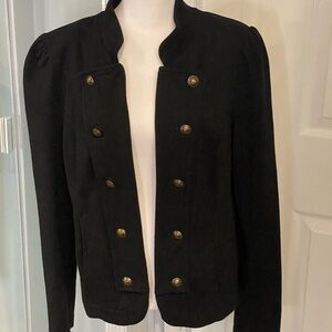 Tommy Hilfiger Military-Style Black Jacket Sz M